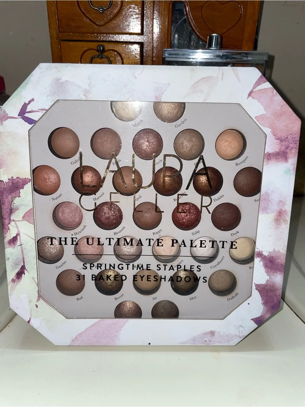 LAURA GELLAR THE ULTIMATE PALETTE 31 BAKED EYESHADOWS IN   “SPRINGTIME STAPLES”